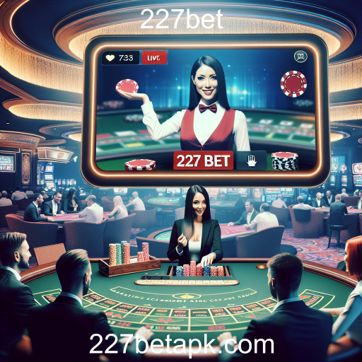 Experimente a Emoção do Live Casino no 227bet